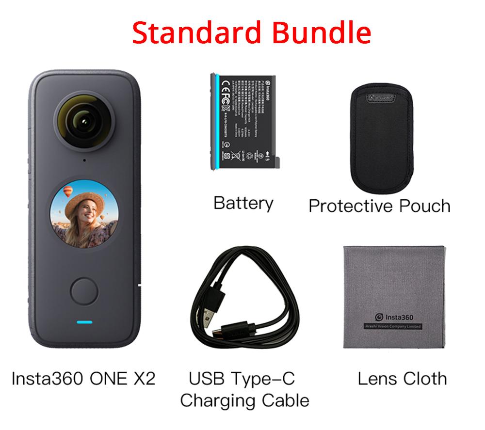Bản gốc Insta 360 One X2 360 Camera hành động 5.7K VIDEO VIDEO 10M NATOPPERPERT
