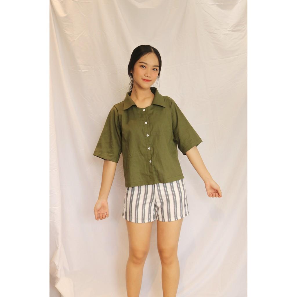 Sơ mi basic ngắn tay