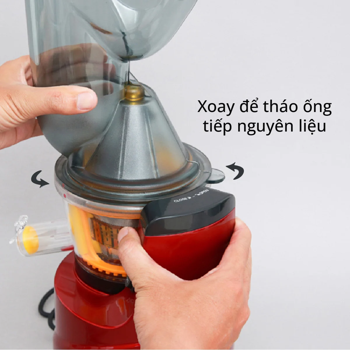 Máy Ép Trái Cây Mishio Slow Juicer - Hàng chính hãng