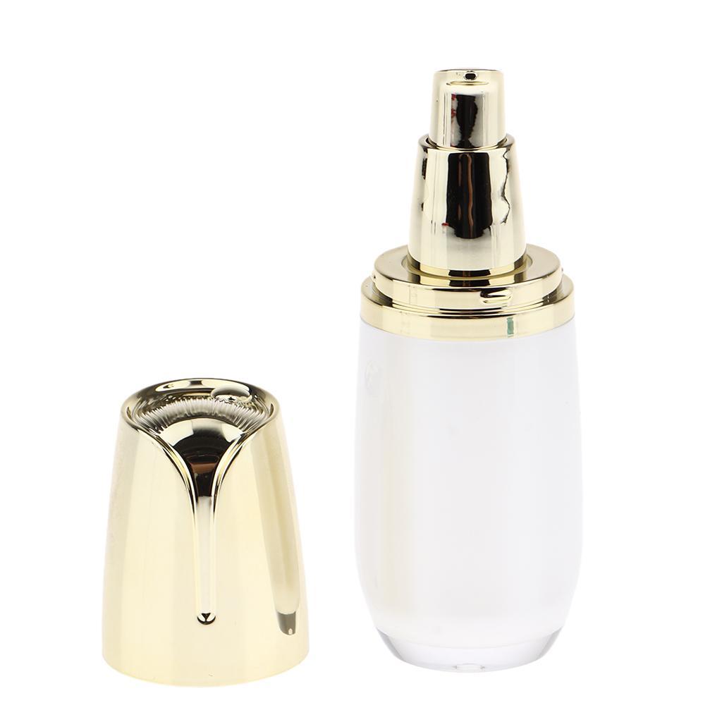 Empty Refillable Acrylic Pump Press Bottle Container Jar for Lotion