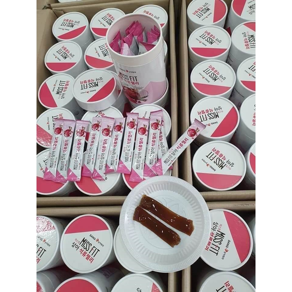 Thạch Lựu bổ sung Collagen đẹp da Sanga Miss Fit