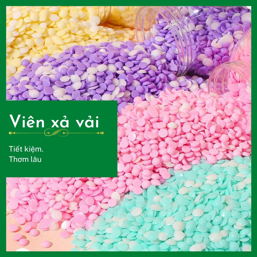 Viên Xả Thơm Hạt Xả Khô Lưu Hương Và Làm Mềm Vải Quần Áo