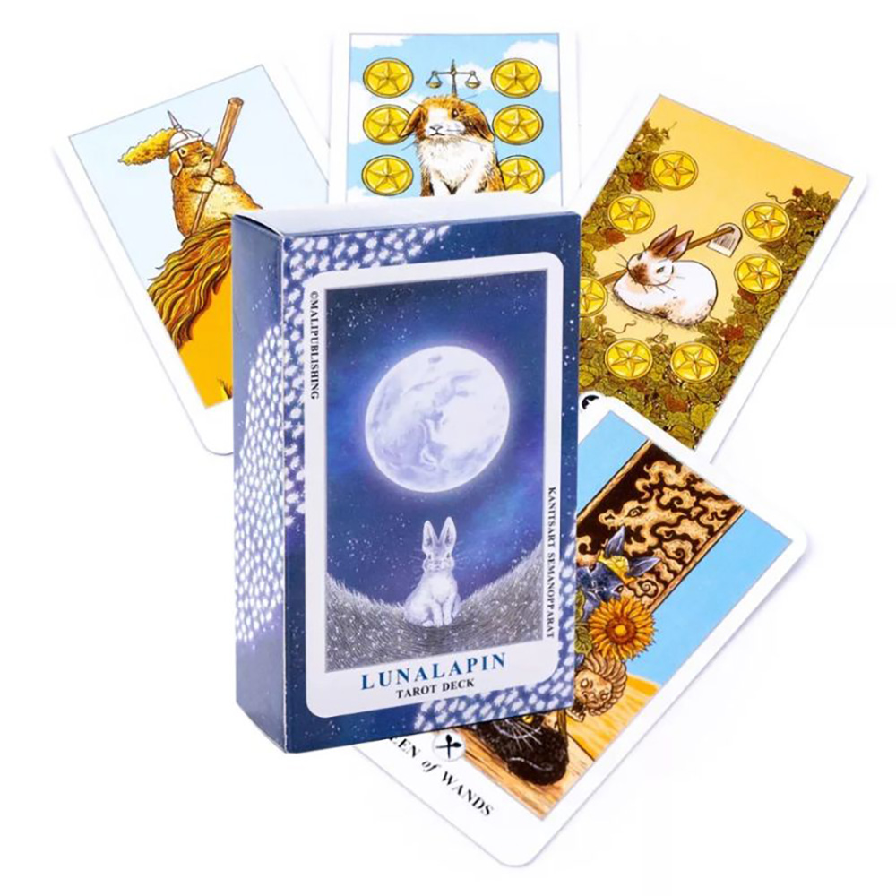 Bộ Bài Lunalapin Tarot 78 Lá Bài Tặng Đá Thanh Tẩy