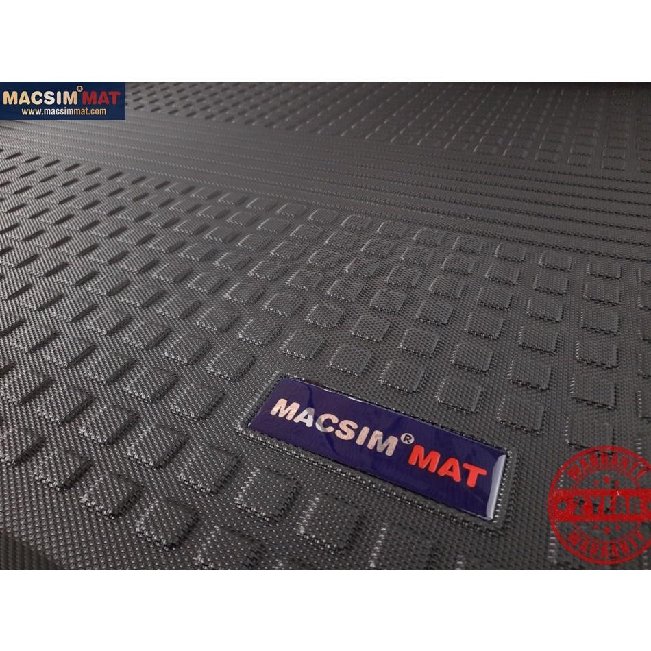 Thảm lót cốp xe ô tô LANDROVER Discovery 4 nhãn hiệu Macsim chất liệu TPV cao cấp màu đen