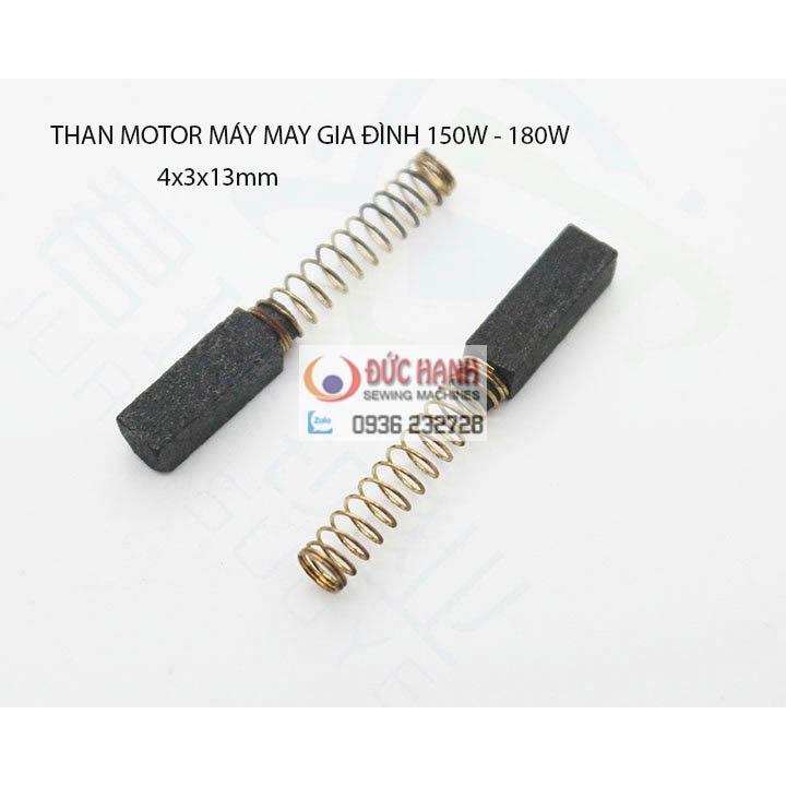 THAN - CHỔI THAN MOTOR MÁY MAY GIA ĐÌNH 150W-180W-250W