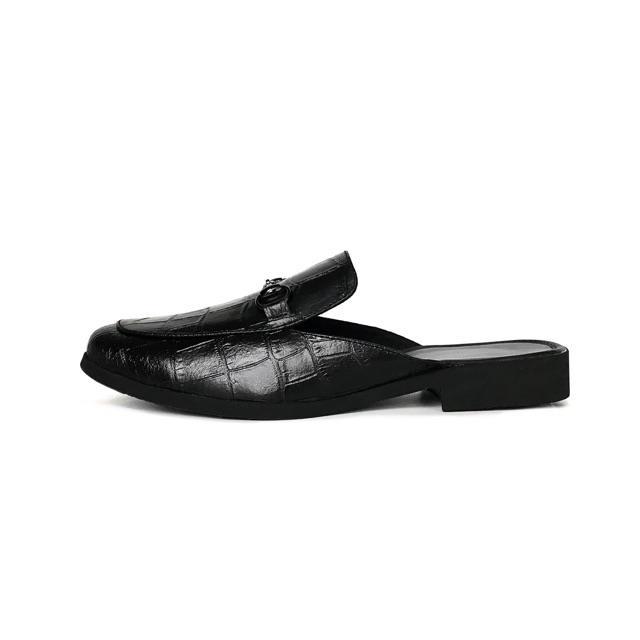 Giày sục da nam vân cá sấu size 38-43 sang trọng lịch lãm 2023