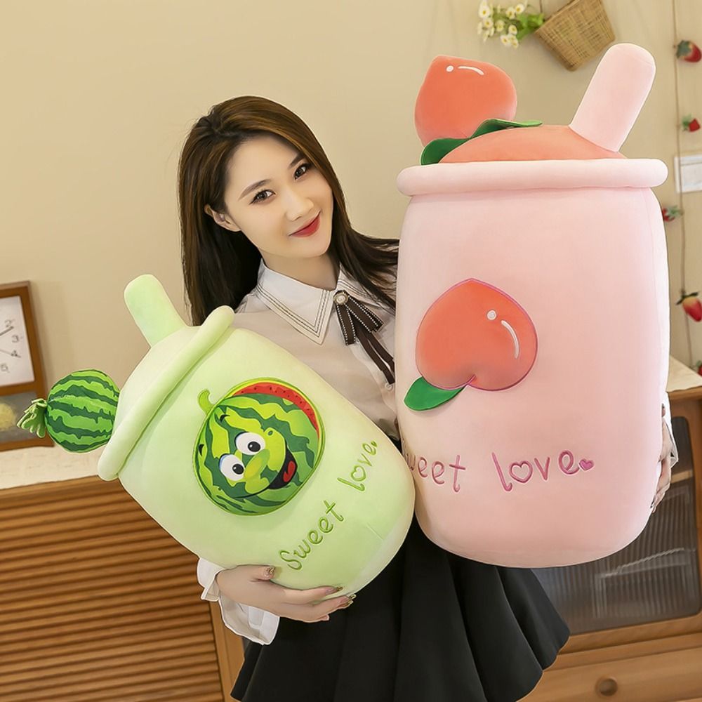 Thú Bông Trà Sữa Trái Cây Sweet Love Siêu Dễ Thương Hàng Cao Cấp (25cm---&gt;70cm) Gối Ôm Ly Trà Sữa Trái Cây Mềm Mịn Êm Ái Hot Trend