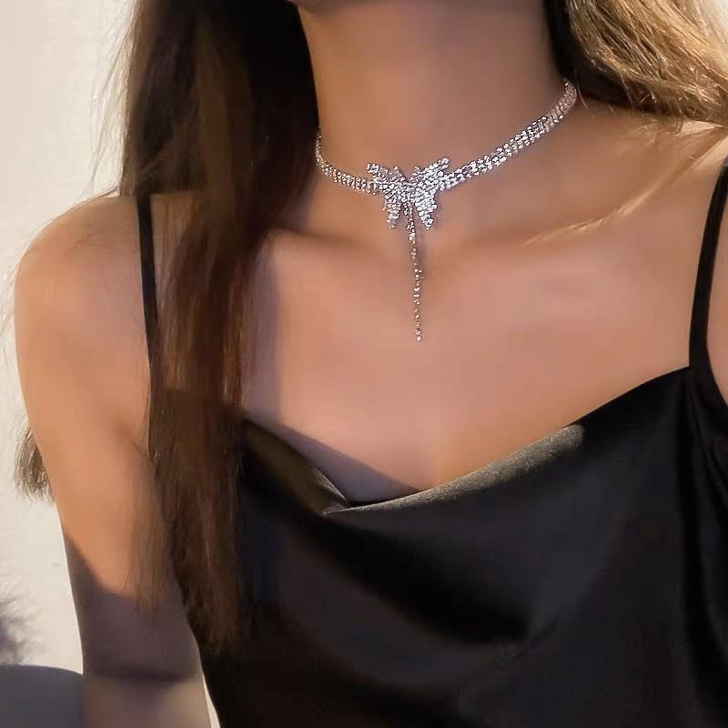 Vòng cổ đính đá phong cách thanh lịch nhiều mẫu - Arora boutique
