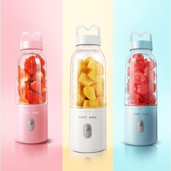 Máy xay sinh tố cầm tay Meet Juice 500ml - mayxaymeet 2020