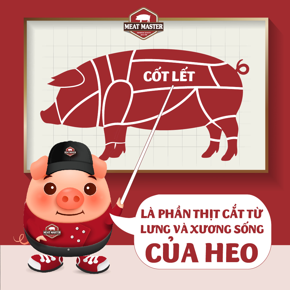 Cốt lết heo Meat Master - Giao nhanh