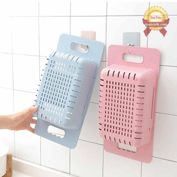 Rổ gác bồn rửa chén bát rửa rau thu gọn điều chỉnh độ dài – Lúa mạch an toàn