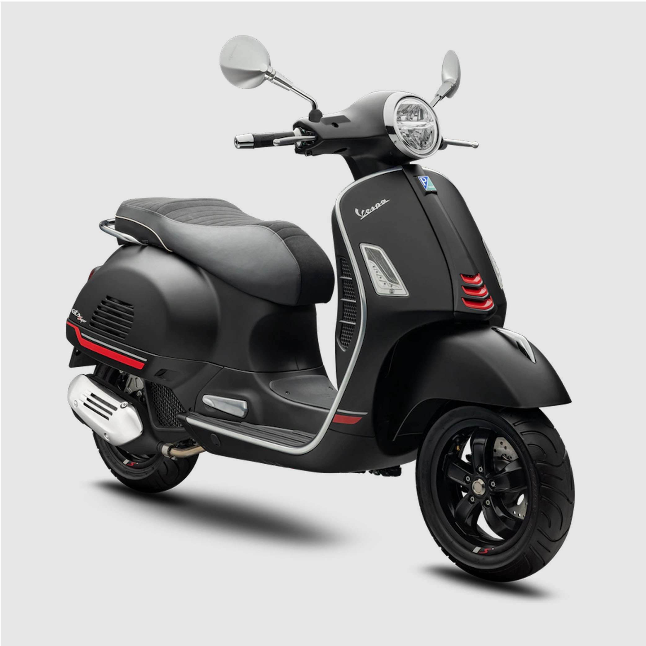 Xe Tay Ga Vespa GTS Super Sport 150 Màu Đen Sần Black Opaco