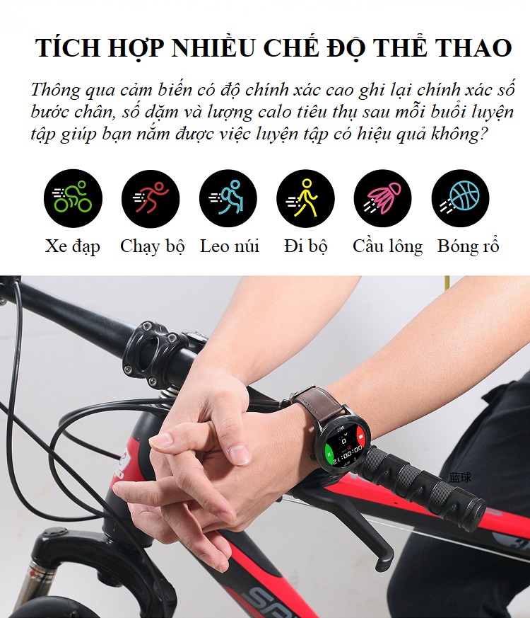 Đồng hồ theo dõi sức khỏe đa năng DT.98