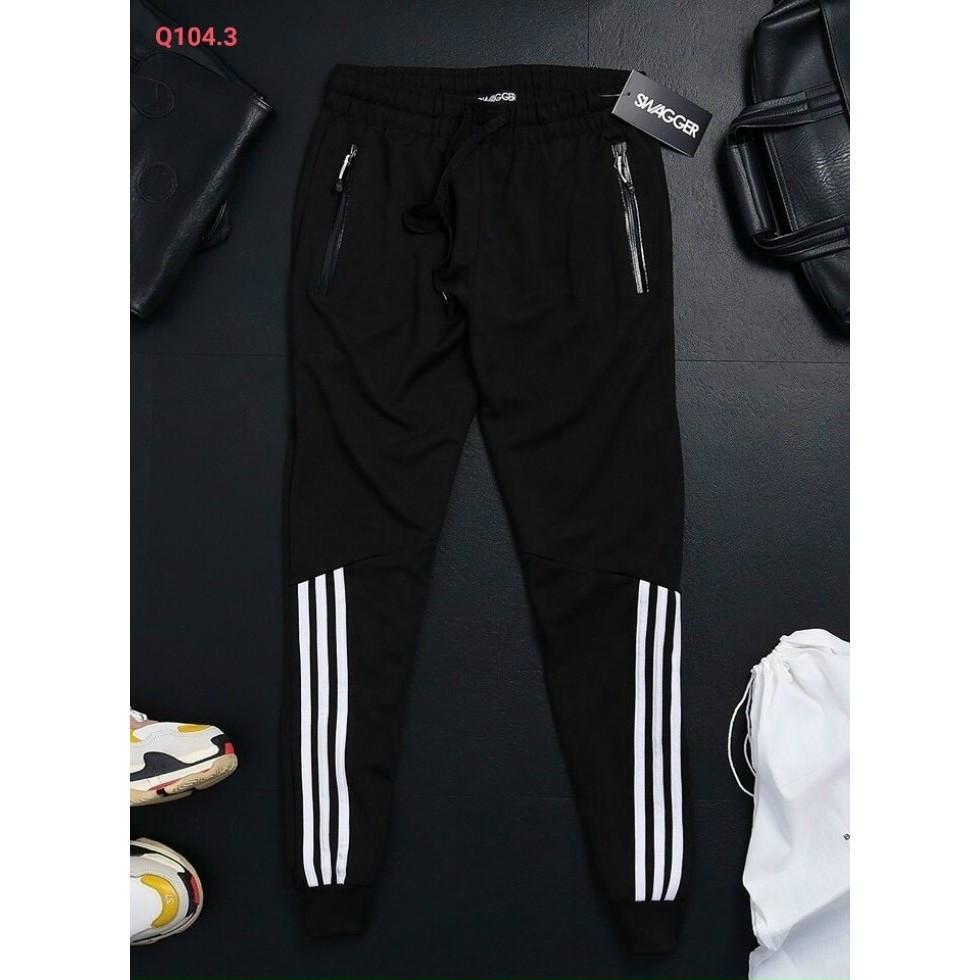 Quần thể thao nam, Quần Jogger Nỉ Thun Trơn Nam Nữ, quần nỉ trơn nam nữ, quần nỉ 3 sọc