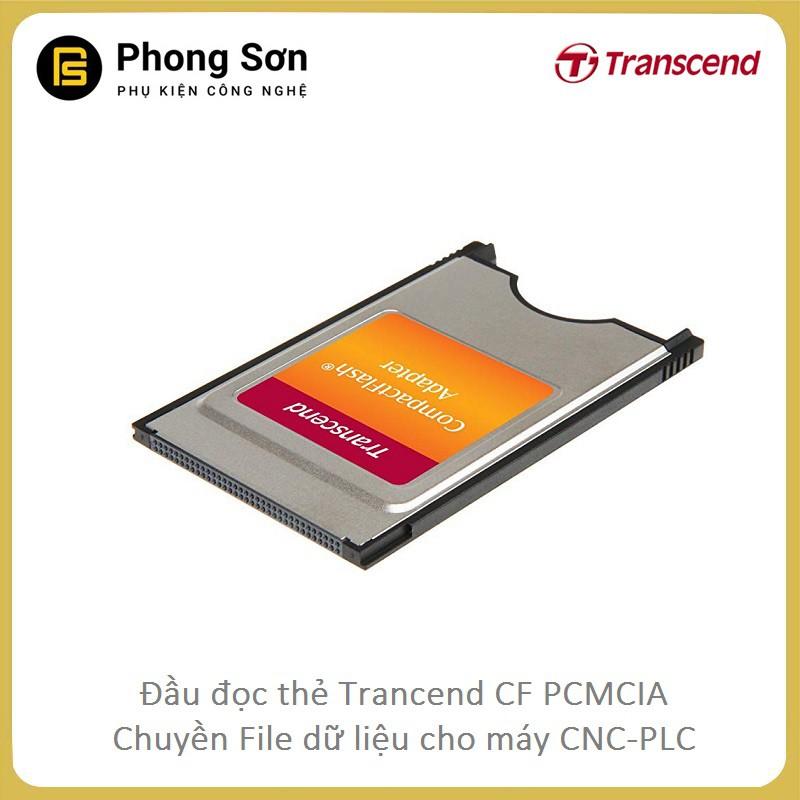 Đầu đọc thẻ nhớ CF sang PCMCIA Transcend - CF Compact Flash PCMCIA - Hàng Chính Hãng