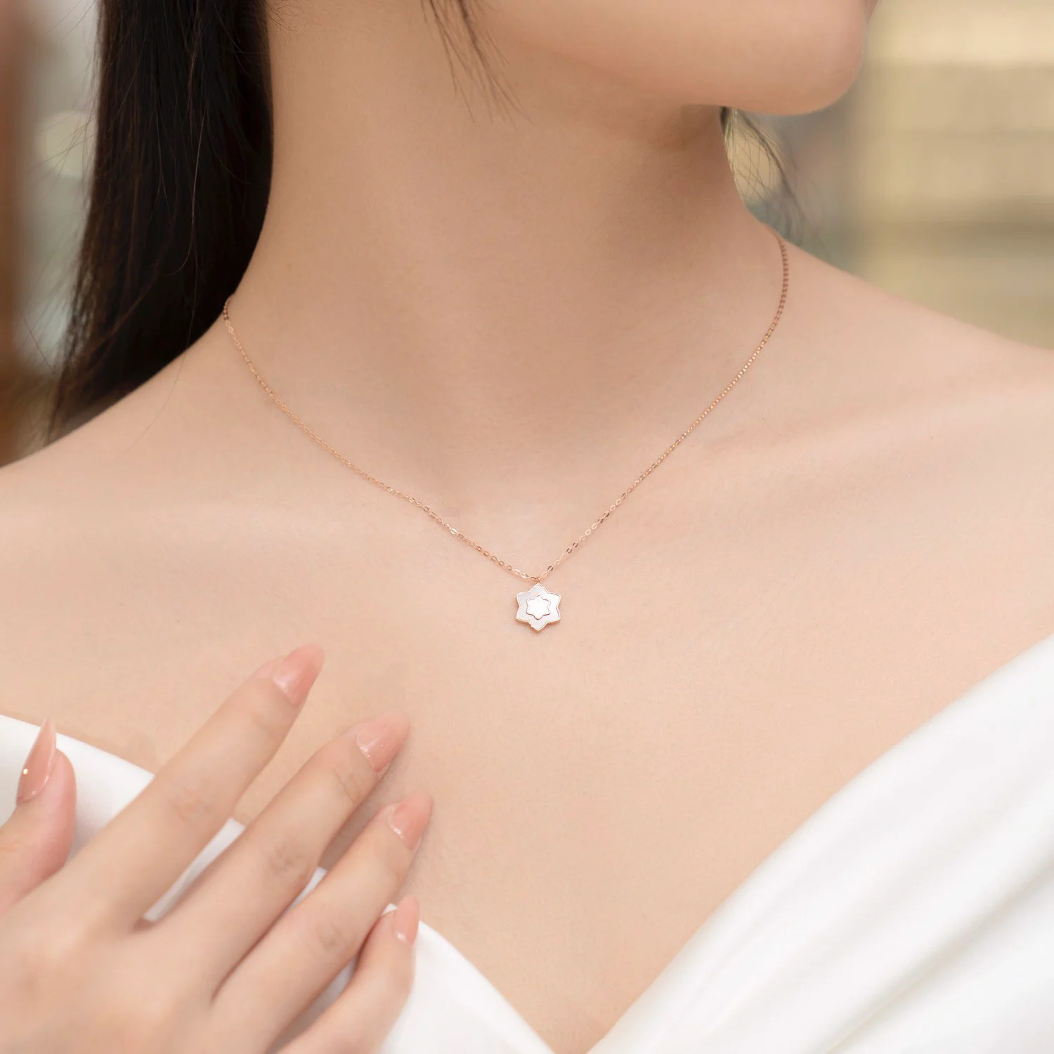 Dây Chuyền Vàng 18K DCZ006 Huy Thanh Jewelry