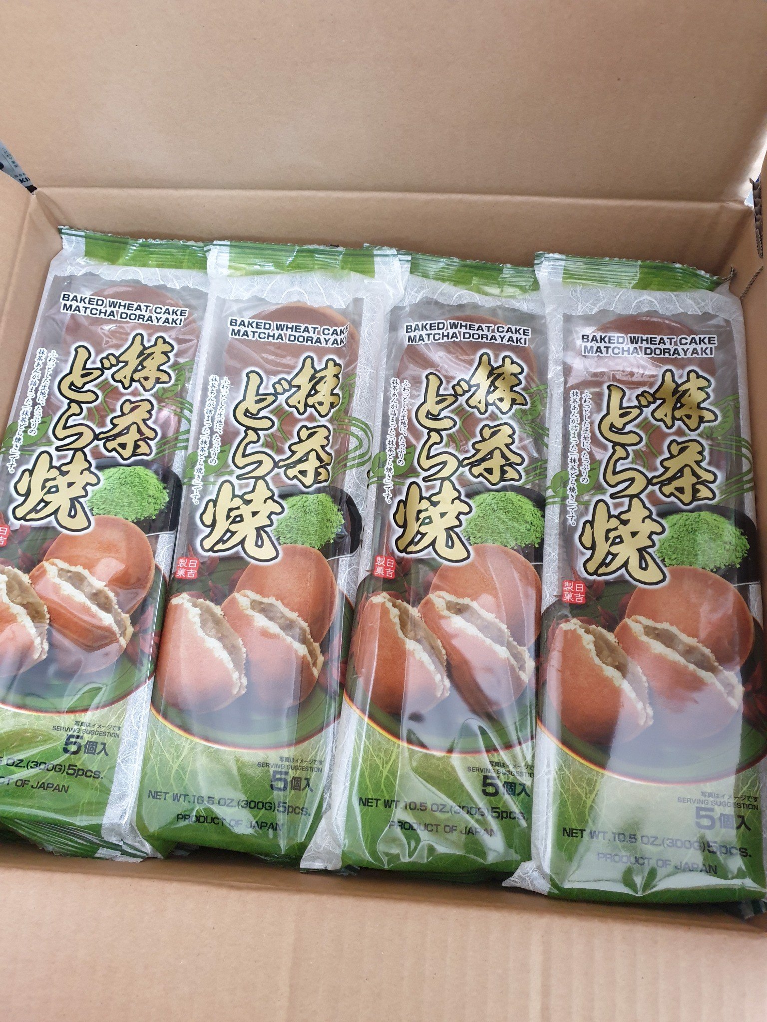 Bánh rán Dorayaki vị Trà xanh 300gr
