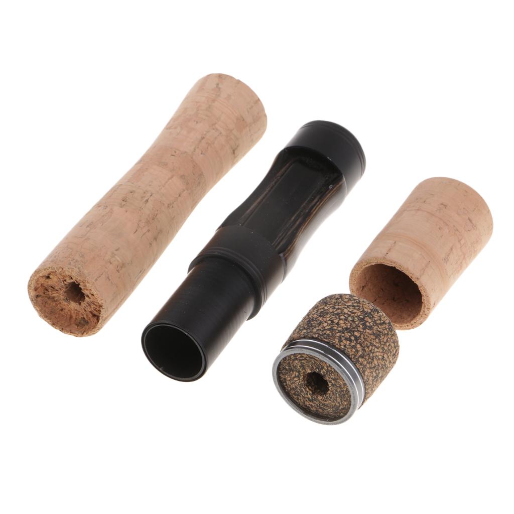 Fishing Rod Handle Grip Solid Wood Reel Seat Fishing Rod Repair Building Kit