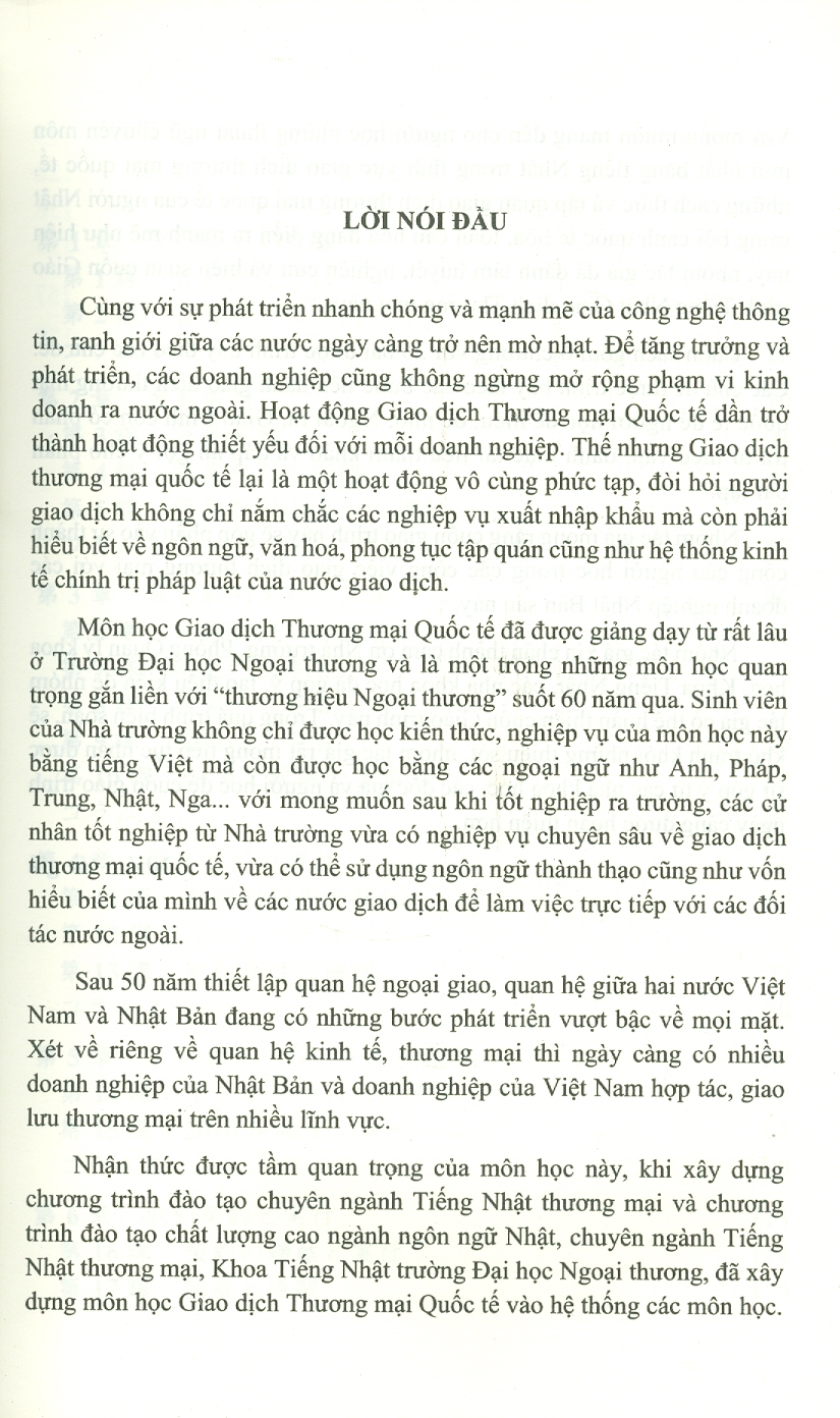 Giáo trình Tiếng Nhật - Giao dịch thương mại