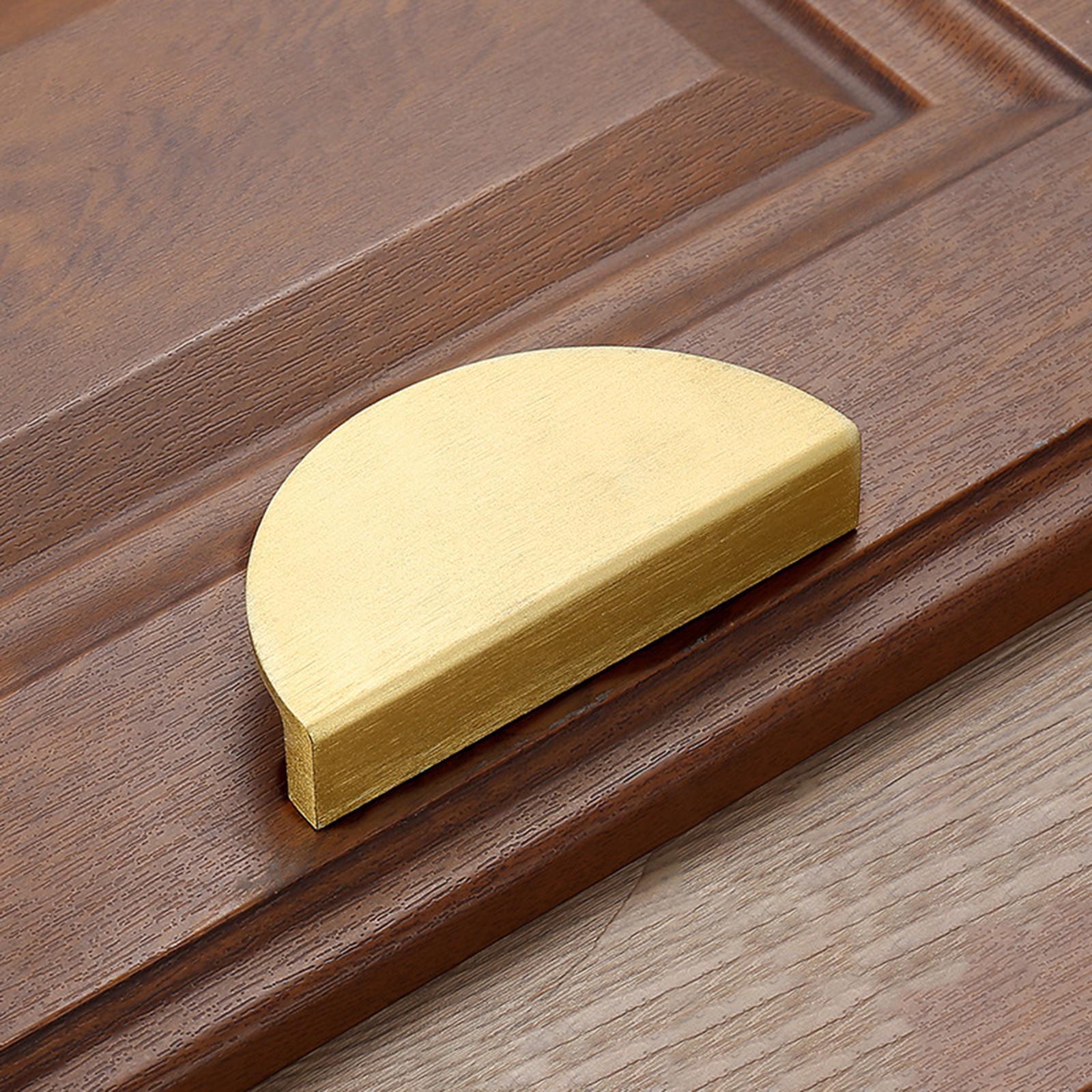 2-5pack Half Moon Pull Cabinet Handle Drawer Pull Knob Kitchen Furniture