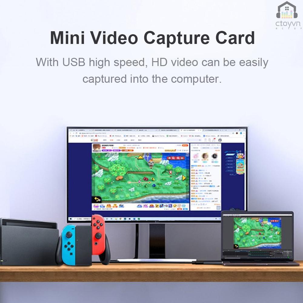 Thẻ ghi hình video mini USB 2.0 sang HD cho máy chơi game DVD