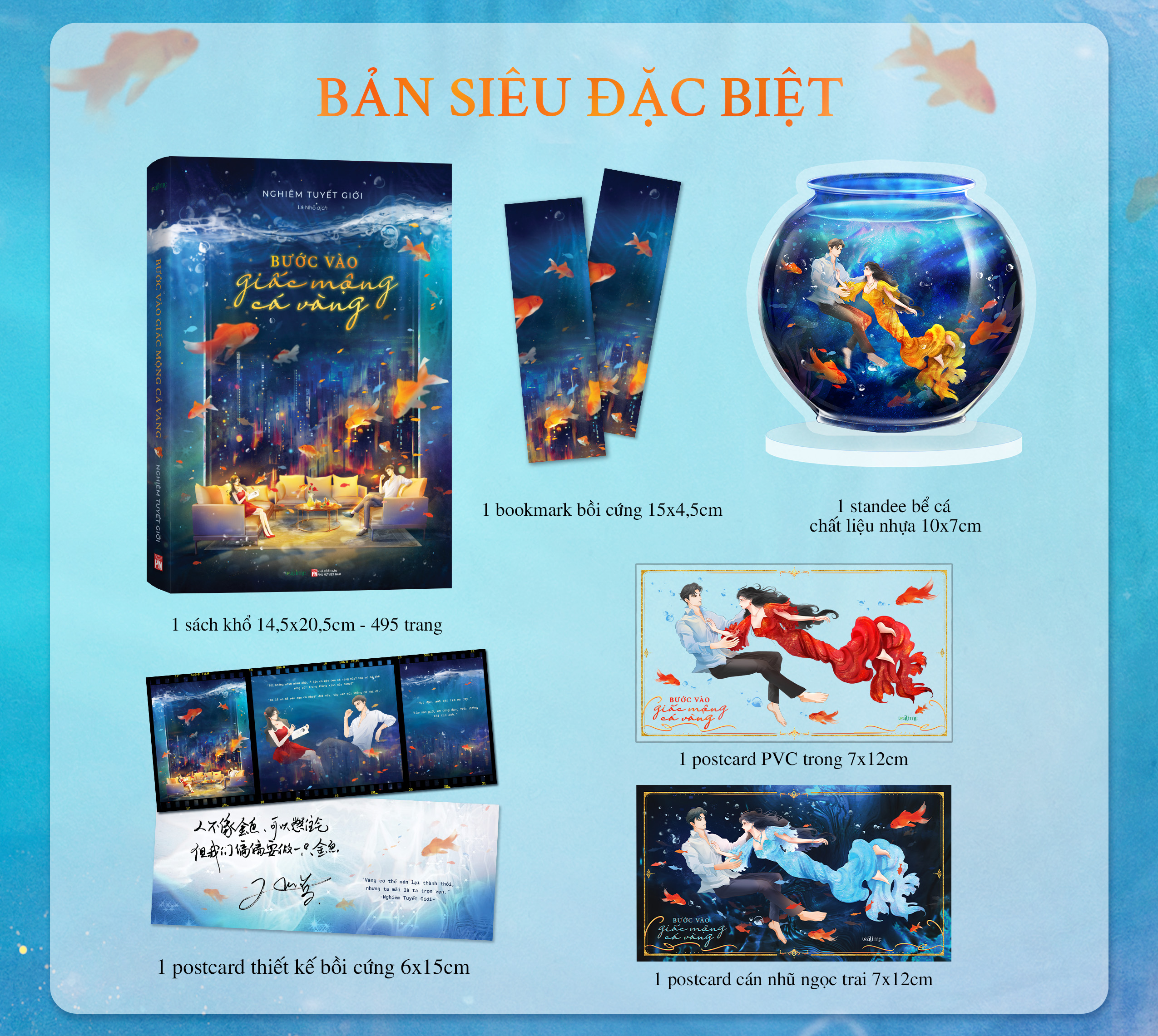 Sách - Bước Vào Giấc Mộng Cá Vàng - Truyện Ngôn Tình - Nghiêm Tuyết Giới