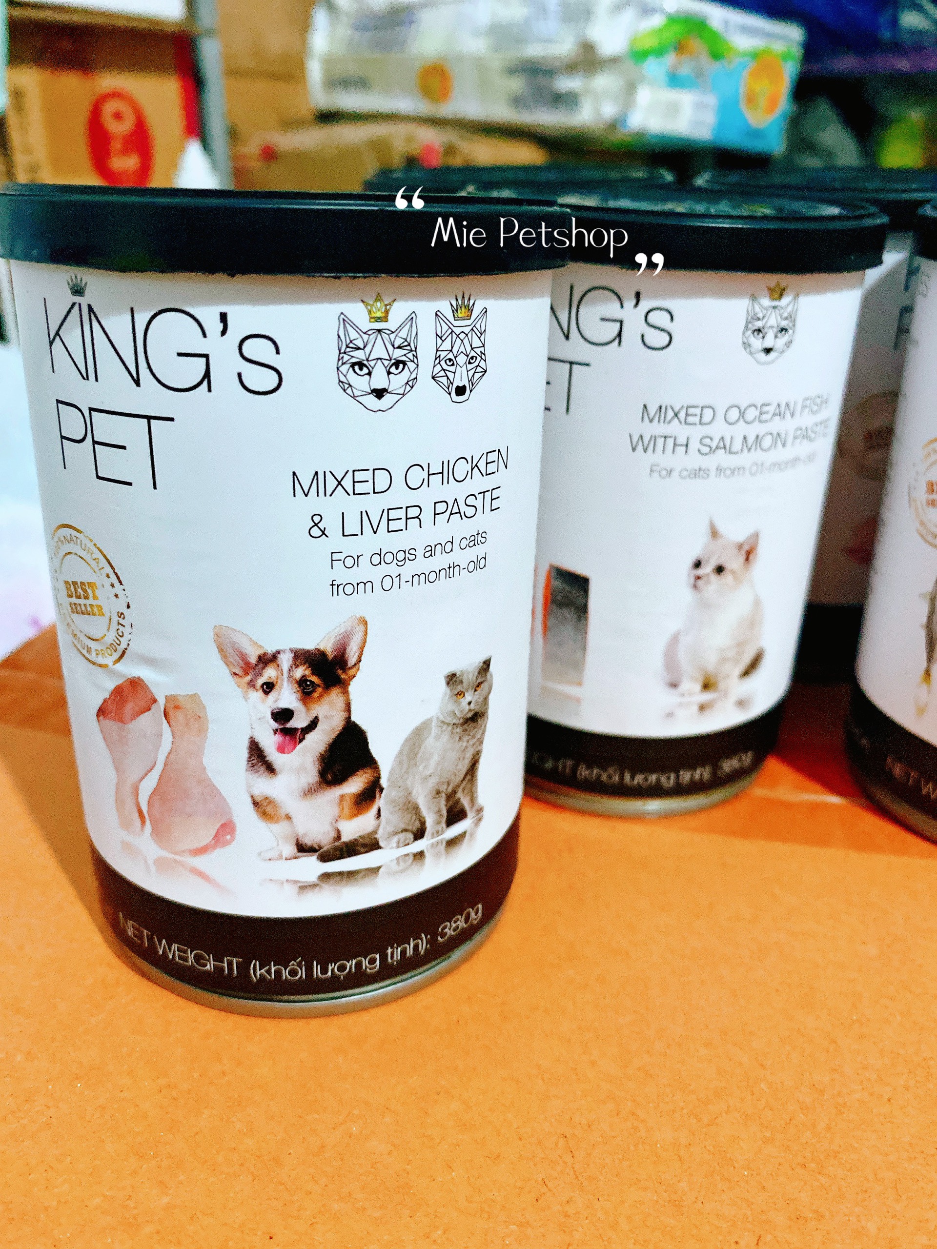 Pate King's Pet By Bao Anh dành cho chó mèo lon 380g - Mie Petshop