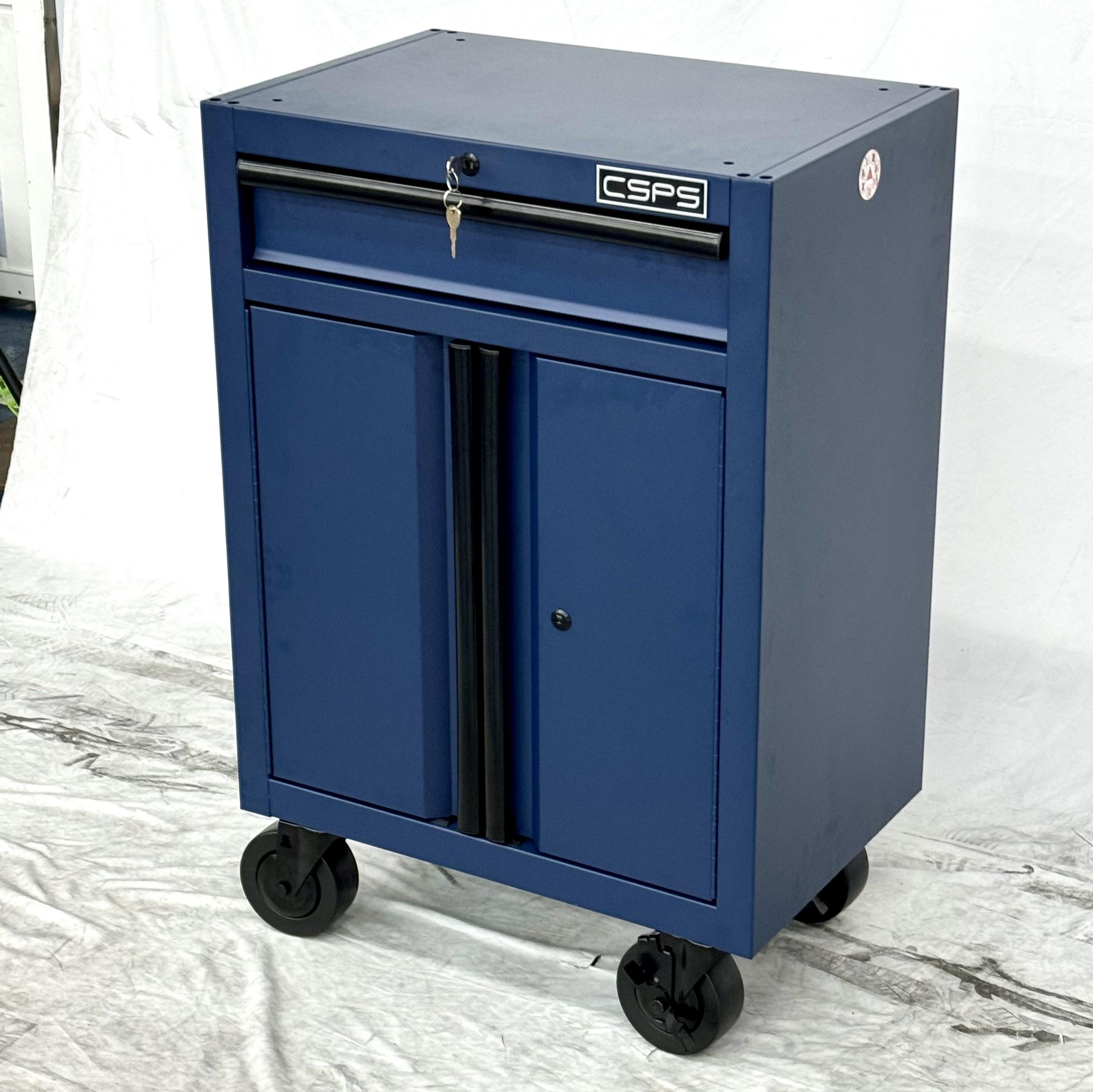 Tủ dụng cụ CSPS 61cm - 01 hộc kéo màu xanh dương có bánh xe