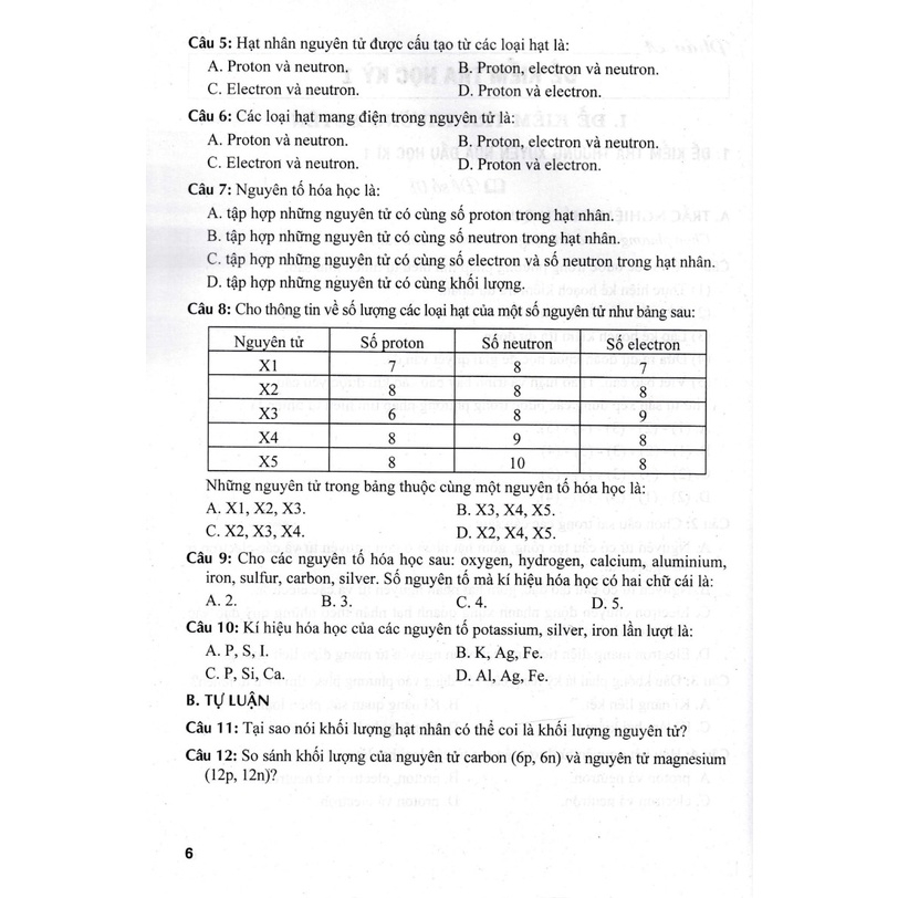 Sách - Đề Kiểm Tra Khoa Học tự Nhiên Lớp 7( Dùng kèm SGK Kết Nối Tri Thức Với Cuộc Sống ) HA-MK