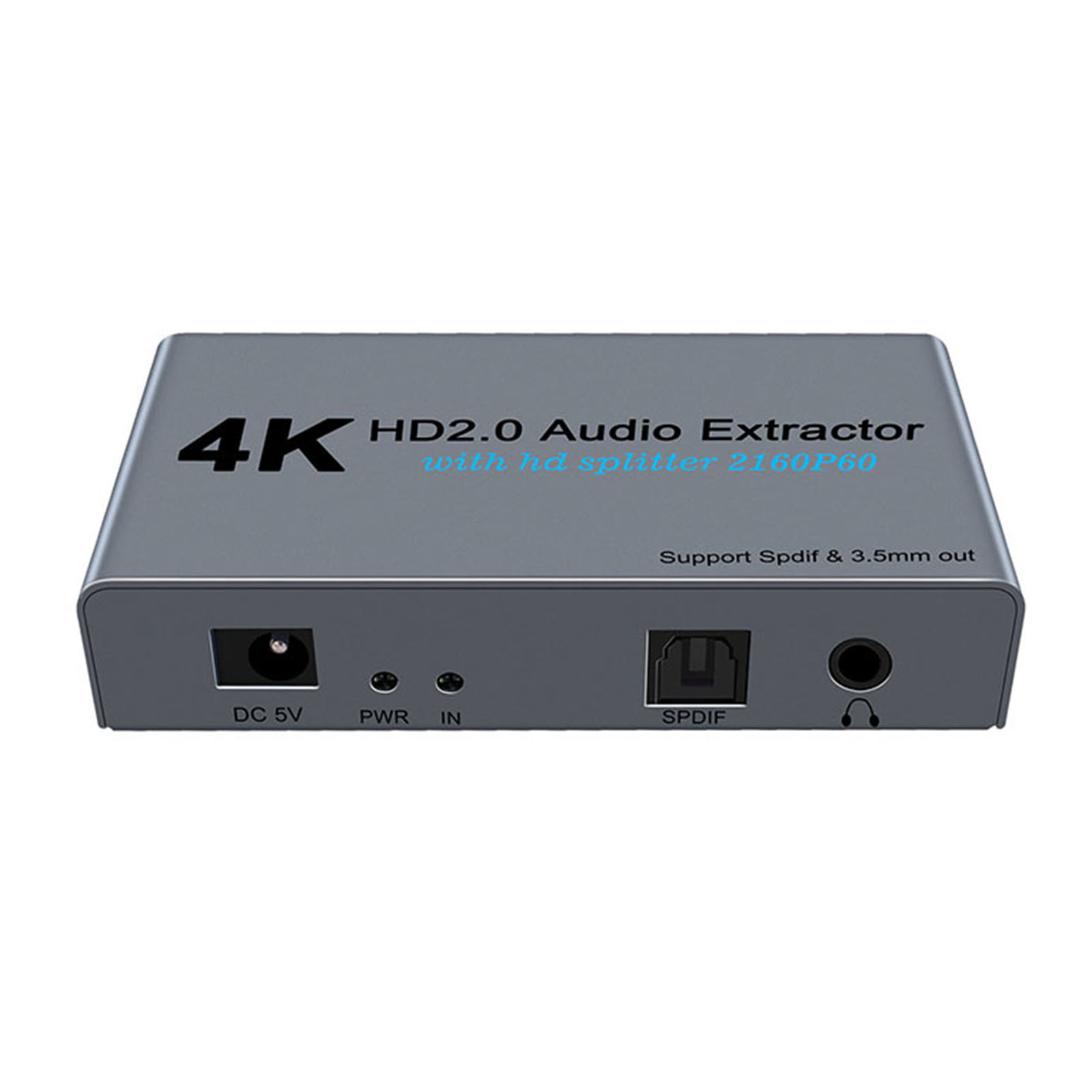 Bộ Chuyển Đổi E12A HD 2.0 Sang 4K 60Hz HD Optical SPDIF 3.5mm