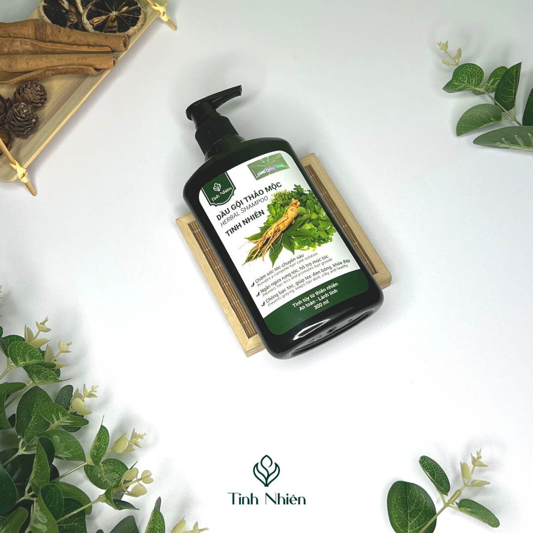 Dầu Gội Thảo Mộc Tinh Nhiên 300 ml chăm sóc tóc chuyên sâu, cho mái tóc khỏe đẹp, lộng lẫy