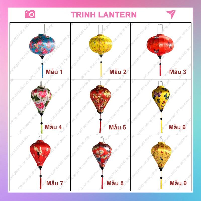 Đèn lồng siêu đẹp in họa tiết siêu bền trang trí treo ngoài trời chống nước A02