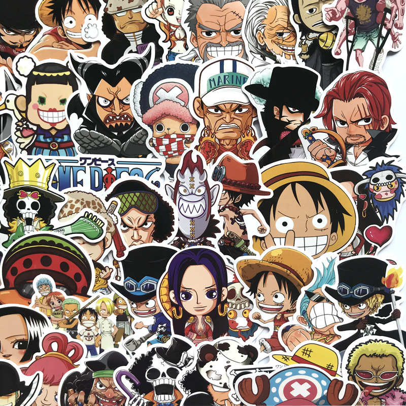 Bộ 60 miếng Sticker hình dán One Piece Set60