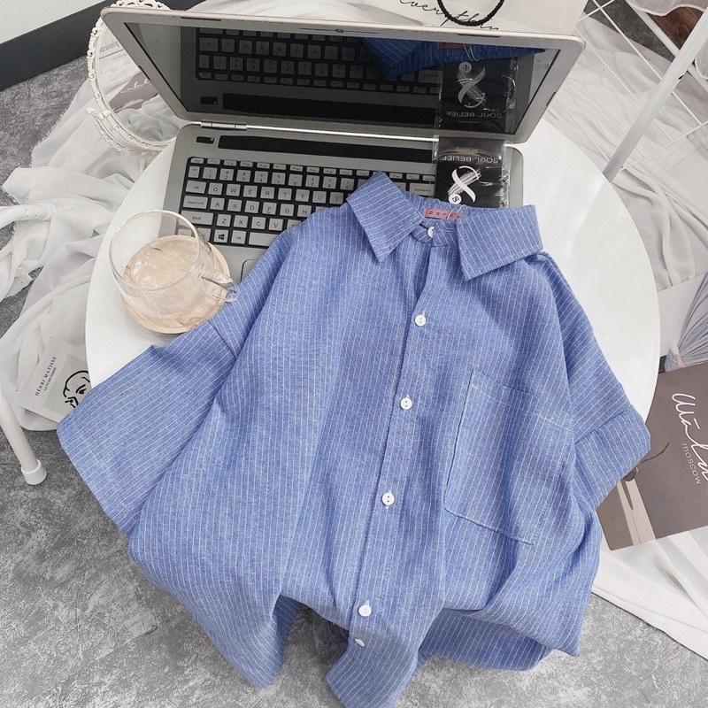 Sơ mi sọc Oversize