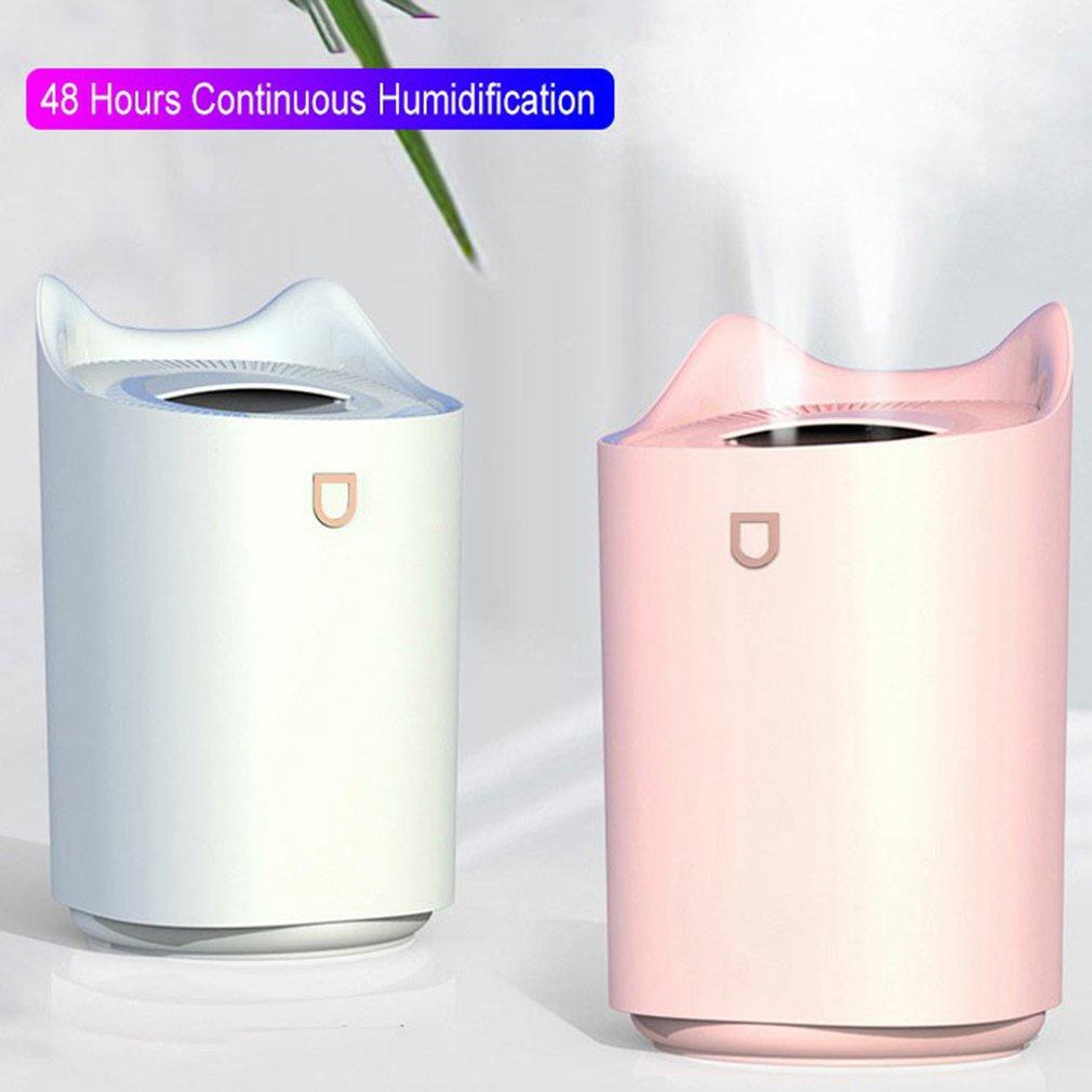 3L Máy Tạo Độ Ẩm Không Khí Tinh Dầu Hương Thơm Khuếch Tán Đôi Đầu Phun Bằng Coloful LED Siêu Âm Ẩm Khuếch Tán Hương Thơm