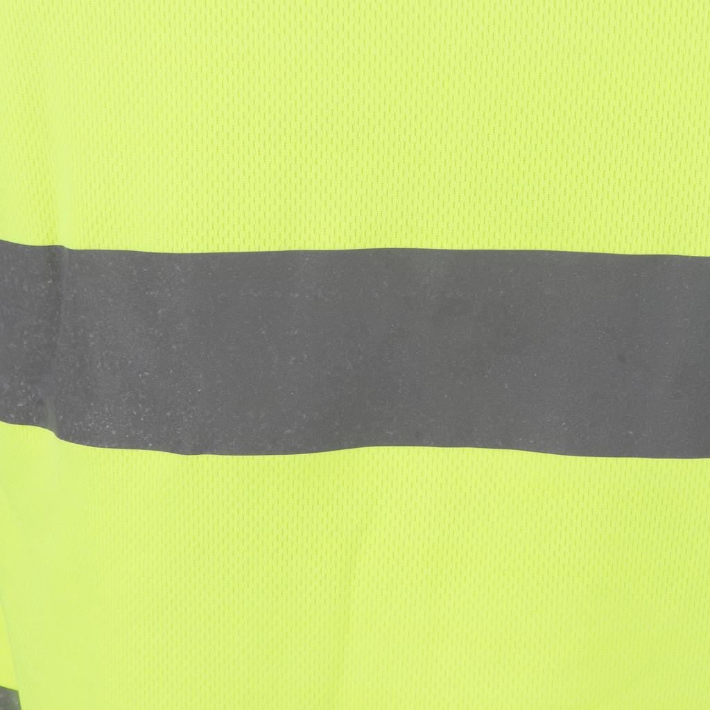 2xReflective T Shirt Safety Quick Dry High Visibility Short Sleeve L-XXXL Yellow L