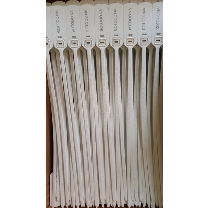 Seal nhựa niêm phong hàng dây rút dẹt dài 40cm