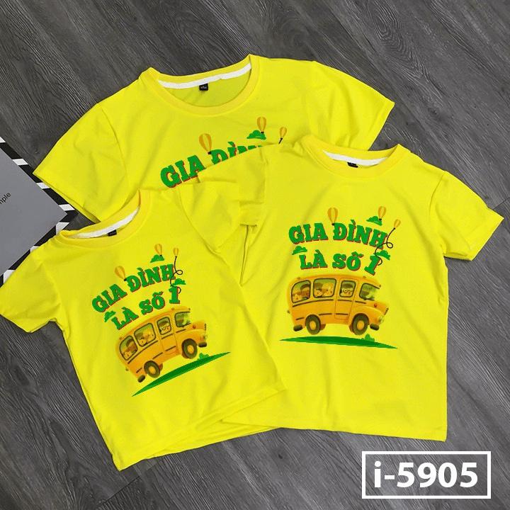 Áo Thun Đồng Phục In Gia Đình Là Số 1 ATN5905  - J.A Shop