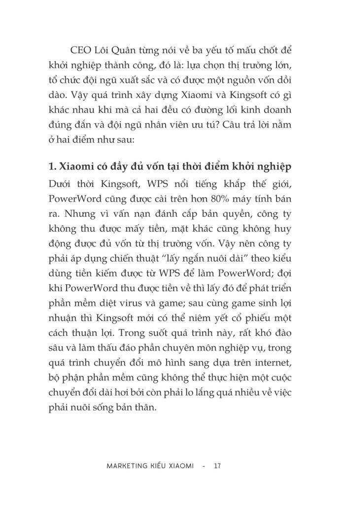 Sách Marketing Kiểu Xiaomi