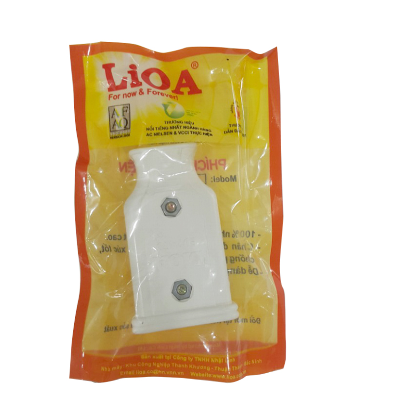 Bộ 5 phích cắm nối âm LiOA EU2TD- Hàng chính hãng
