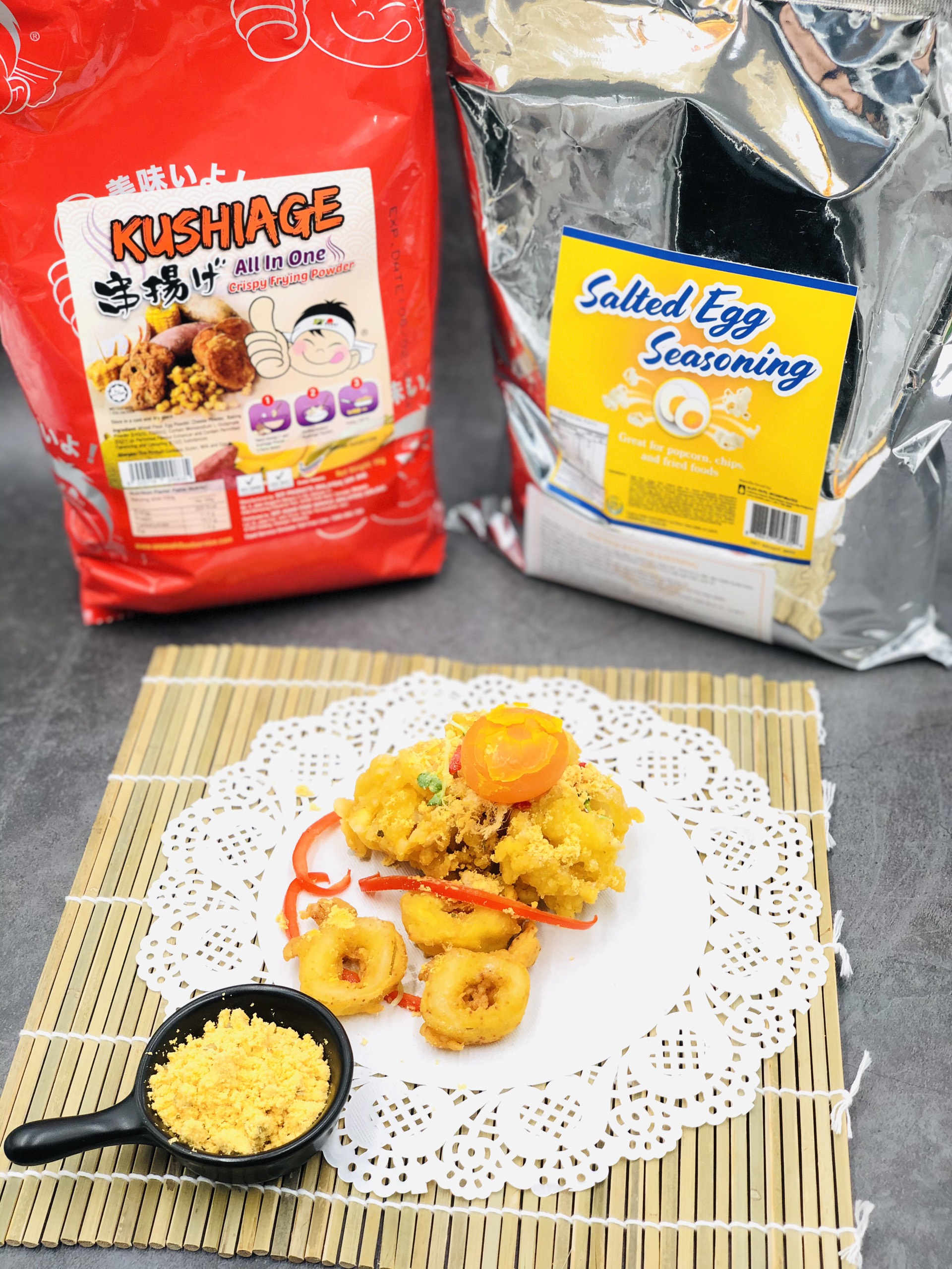 Bột Trứng muối Orange Chef làm sốt trứng muối, bột lắc - Nguyên liệu nhập khẩu Philippines