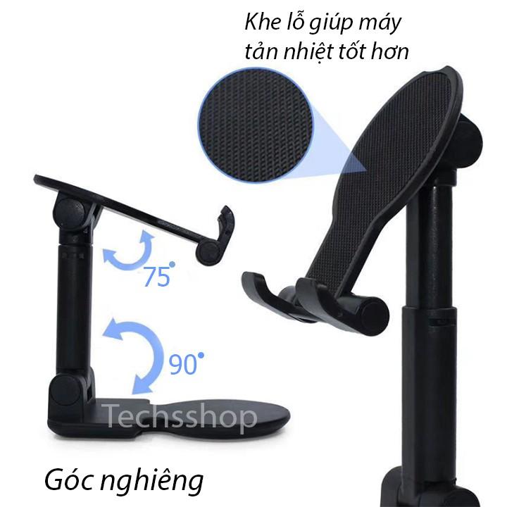 Giá Đỡ cho Điện Thoại, Máy Tính Bảng Gấp Gọn Tùy Chỉnh Độ Cao - Folding desktop phone stand