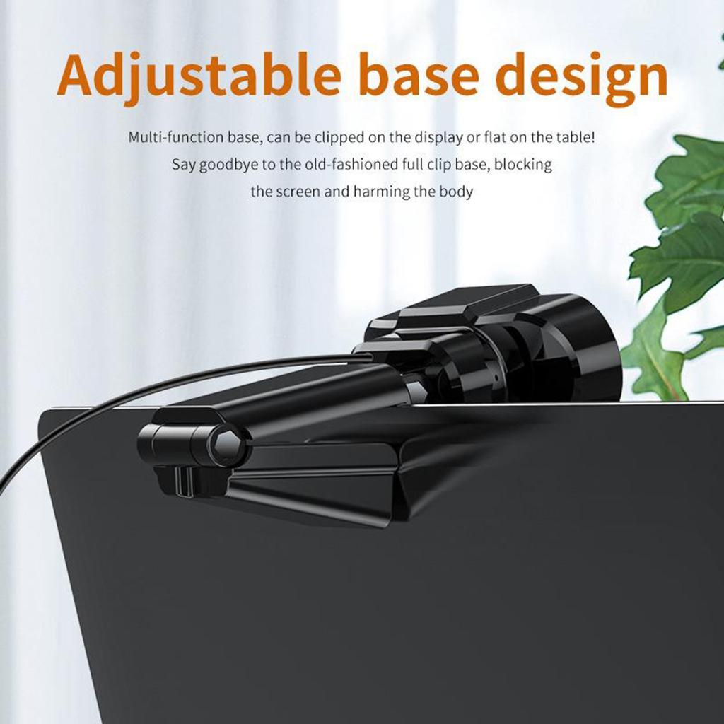 5X Auto Focusing HD Web Camera with Microphone for PC 480P Fixed Focus