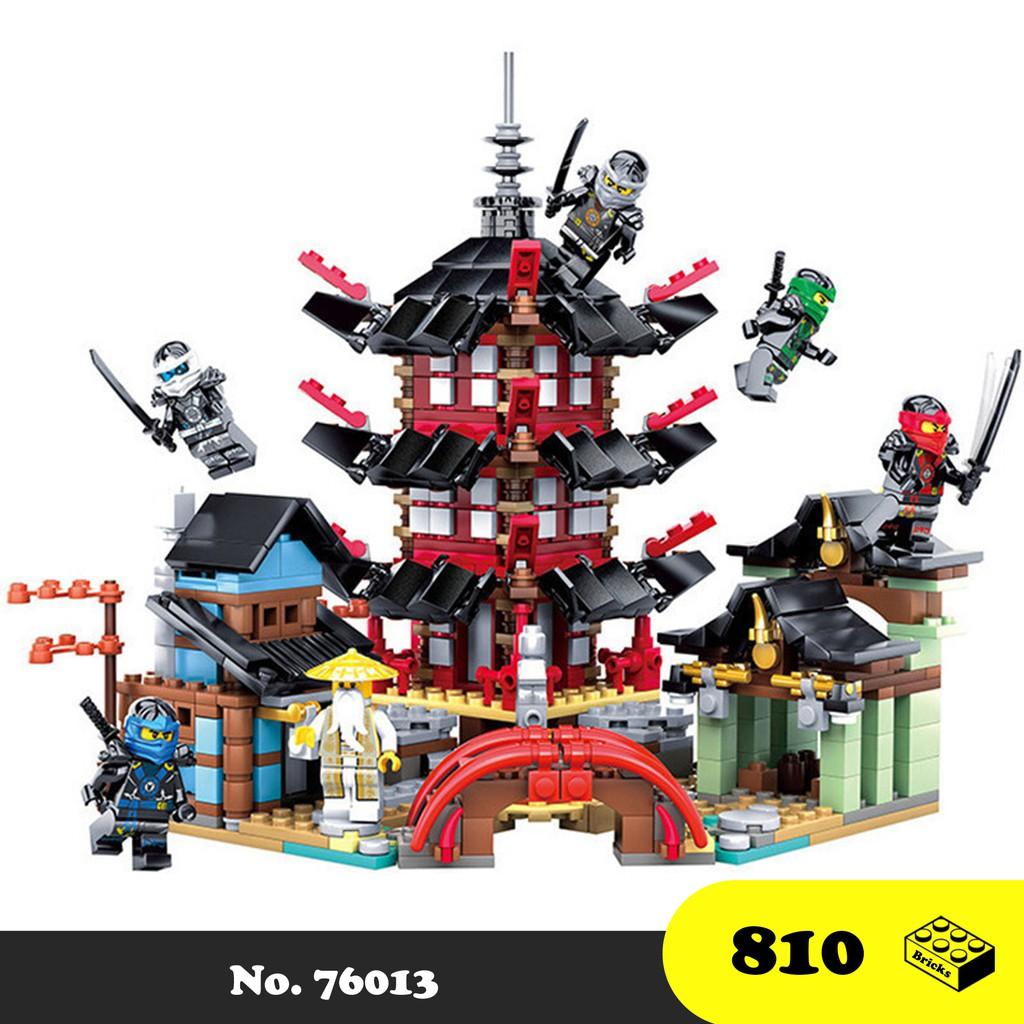 Đồ chơi Lắp ráp Lâu đài Ninja Go Phantom - Leduo 76013 Ninja Castle - Xếp hình thông minh 810 mảnh ghép