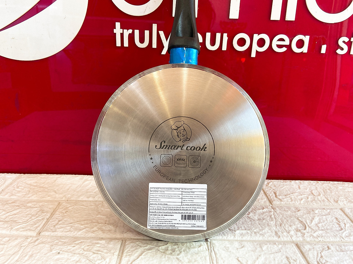 Chảo Inox chống dính 3 đáy Max B SM3767 size 24cm