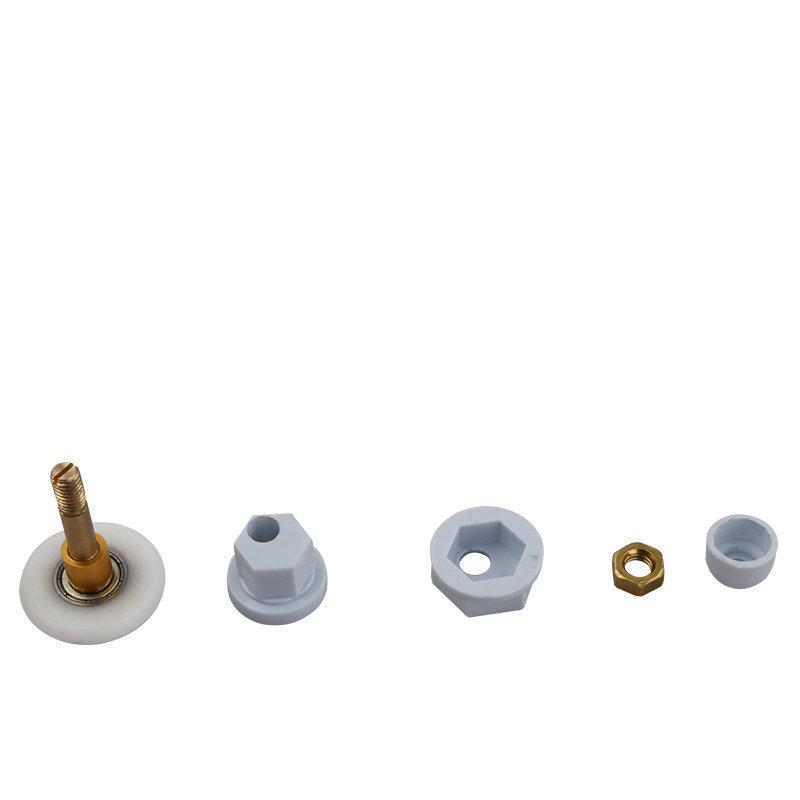 Bánh xe tắm bánh xe bánh xe cho cửa vòi sen trượt con lăn Cửa vòi hoa sen Cabin Cabin Roller Cửa ròng rọc Thiết bị phụ kiện 4pcs