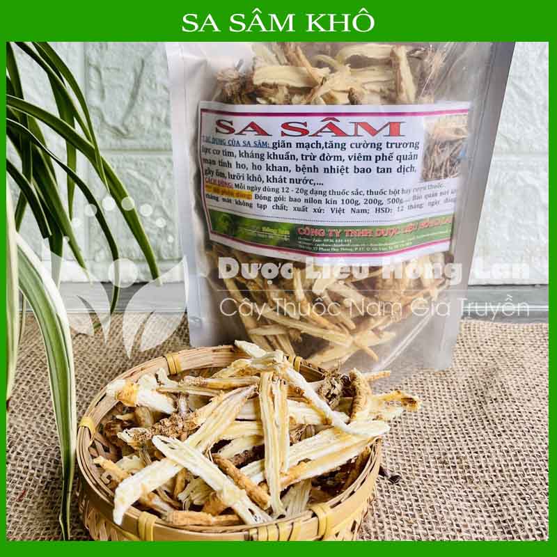 100g Sa Sâm vị thuốc bắc khô sạch