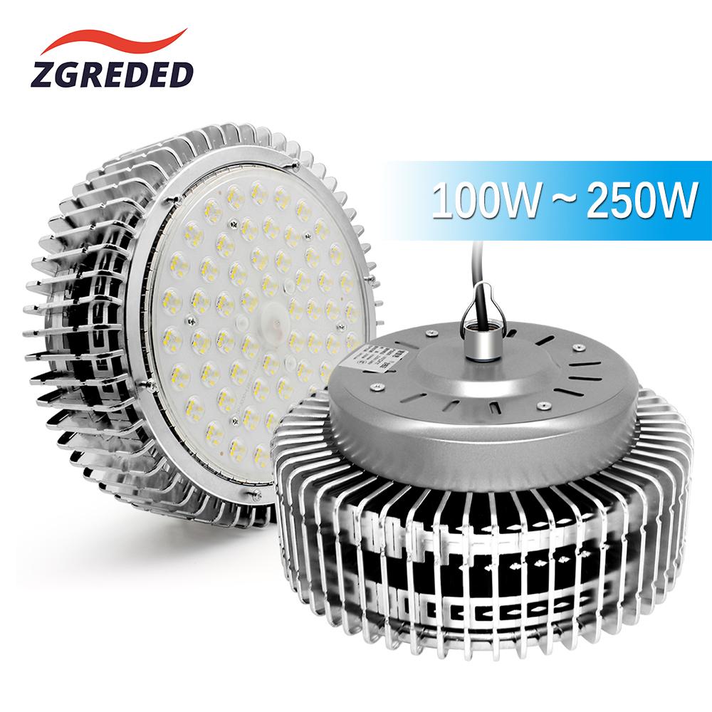 Đèn chiếu sáng nhà để xe Đèn chiếu sáng công nghiệp Đồ đạc nhà để xe Đèn AC220V 100W 150W 200W 250W High Bay Light Workshop Workshop