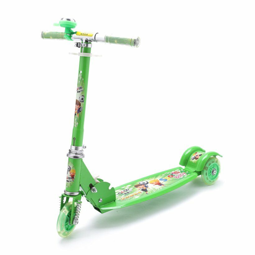 Xe Đạp Trượt Scooter 3 Bánh Phát Sáng Và Có Chuông Cho Bé