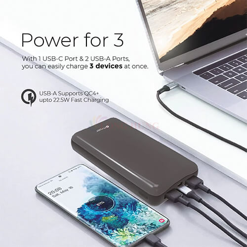 Sạc dự phòng Mazer Infinite.Boost PowerULTRA 20000mAh 20.0 PD65W M-EGULTRA65W20V2 - Hàng chính hãng